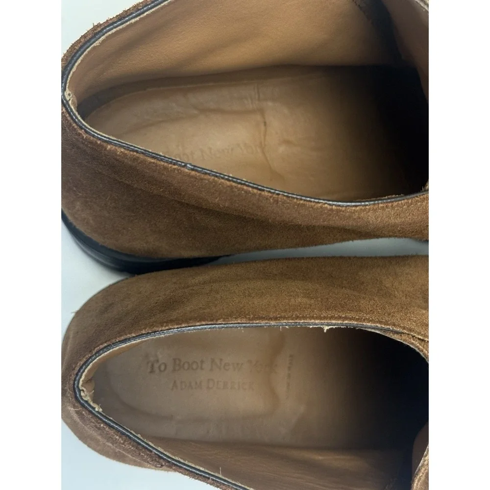 To Boot New York Adam Derrick LOMBARD Brown Suede Leather Chukka Boots Sz 12 M